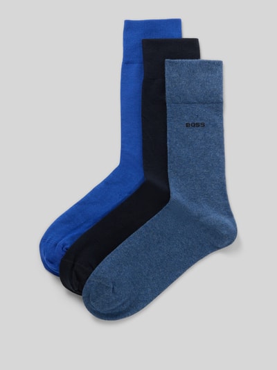 BOSS Sokken met labeldetail in set van 3 Blauw - 1