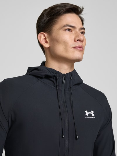 Under Armour Wiatrówka z nadrukiem z logo Czarny 3