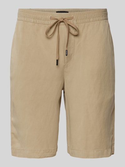 Strellson Korte regular fit broek met achterzak, model 'Kaji' Beige - 2