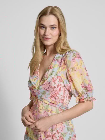 ADLYSH Cocktailkleid im Stufen-Look Kirsche 3