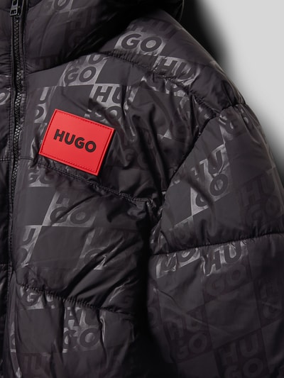 HUGO Steppjacke mit Label-Detail Modell 'Starstream' Black 2