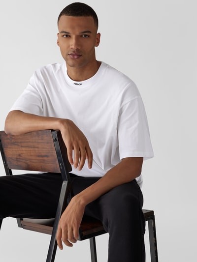 Preach Oversized T-Shirt mit Statement-Print Weiß 6