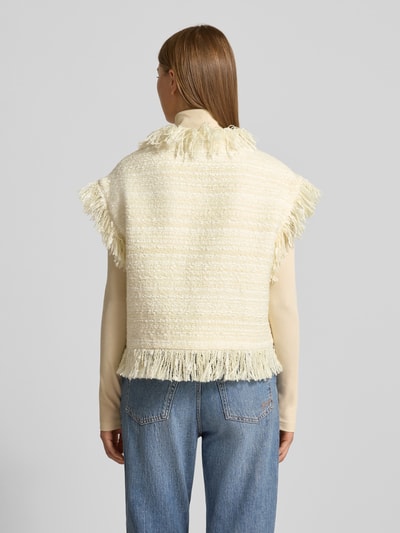 Essentiel Antwerp Comfort Fit Weste mit Viskose-Anteil Modell 'ISHANI-I1SA' Offwhite 5