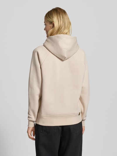 G-Star Raw Hoodie met labelstitching Offwhite - 5