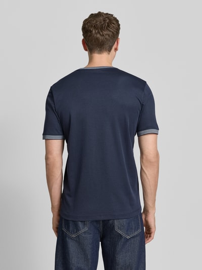 bugatti t-shirt z okrągłym dekoltem Granatowy 5