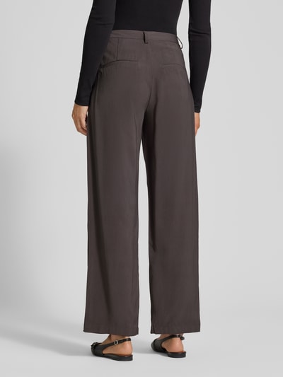 moves Wide leg stoffen broek met steekzakken, model 'Nimma 1867' Antraciet - 8