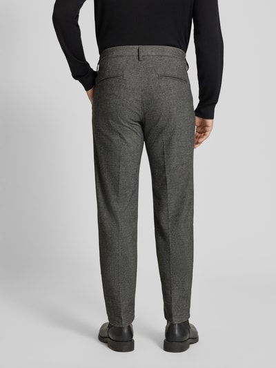Profuomo Relaxed Fit Hose mit Bügelfalten Anthrazit 5
