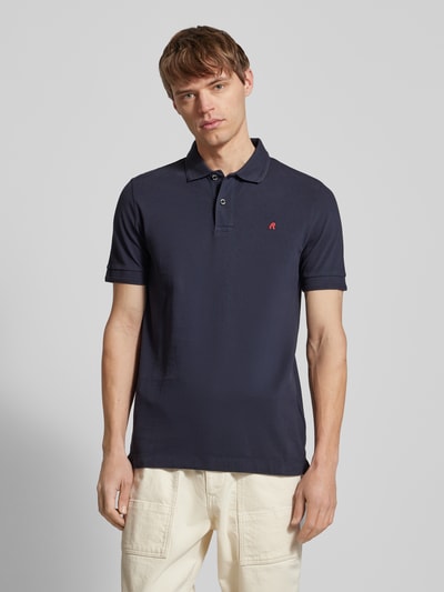 Replay Regular Fit Poloshirt mit Logo-Stitching Marine 4