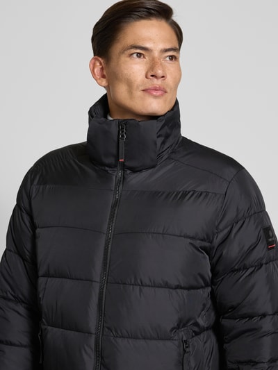 FIRE + ICE Gewatteerd jack met ritszakken, model 'LUKA2' Zwart - 3