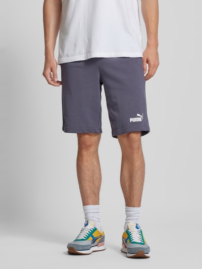 PUMA PERFORMANCE Sweatshorts mit elastischem Bund Dunkelblau 4