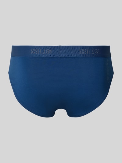 SLG Slip mit Label-Bund Modell 'Base Brief' im 2er-Pack Anthrazit 3
