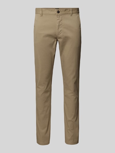 BOSS Orange Slim Fit Chino mit Eingrifftaschen Camel 1