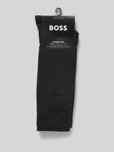 BOSS Gürtel aus Leder Anthrazit 3