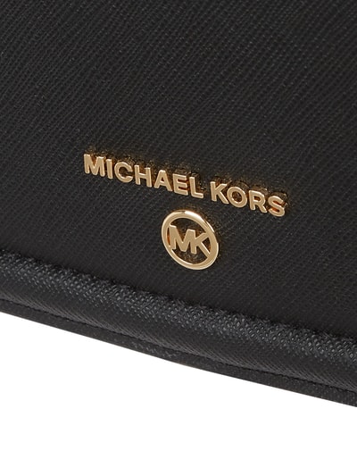 MICHAEL Michael Kors Crossbodytas van saffianoleer, model 'Jet Set' Zwart - 2