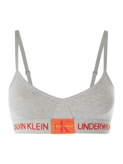 Calvin Klein Underwear Bustier mit Logo-Bund Mittelgrau 2