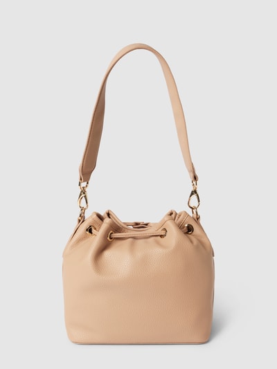 VALENTINO BAGS Shopper in donkerblauw met labeldetail, model 'BRIXTON' Beige - 4