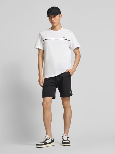 Lacoste T-Shirt mit Logo-Badge Weiss 1