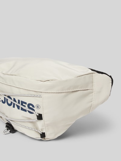 Jack & Jones Bauchtasche mit Label-Print Modell 'JACZITRUS' Beige 3