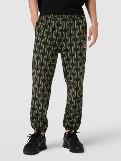 PUMA PERFORMANCE Sweatpants mit Allover-Muster Modell 'Psychedelic' Black 4