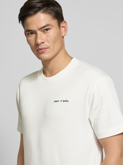 Marc O'Polo Regular Fit T-Shirt aus reiner Baumwolle Offwhite 3