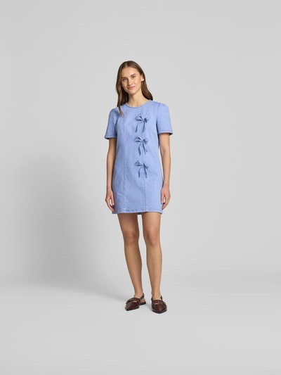 BAUM & PFERDGARTEN Minikleid mit Rundhalsausschnitt Hellblau 1