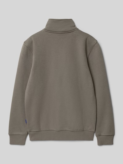 Only & Sons Regular fit sweatshirt van katoenmix, model 'CURATED' Rietgroen - 3