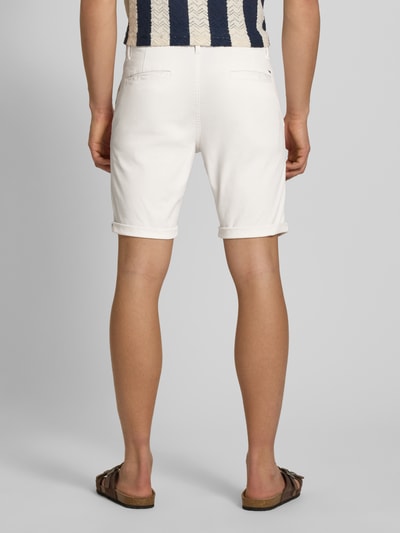 Tommy Jeans Slim Fit Chinoshorts aus Baumwoll-Mix Offwhite 5