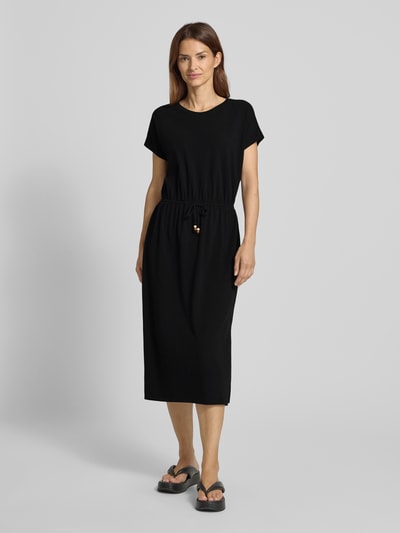 s.Oliver RED LABEL Relaxed fit midi-jurk van katoen met stretch  - 4