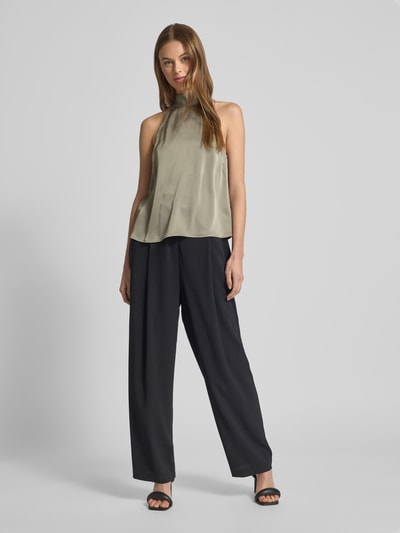 Samsøe Samsøe Regular Fit Blusentop mit Neckholder Modell 'SARHEO' Oliv 1