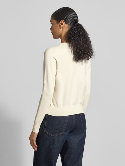 Polo Ralph Lauren Regular Fit Strickjacke aus Baumwoll-Mix Offwhite 5