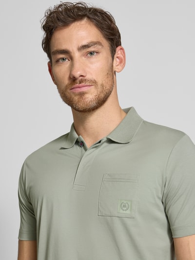 Lerros Regular Fit Poloshirt mit Brusttasche Lind 3