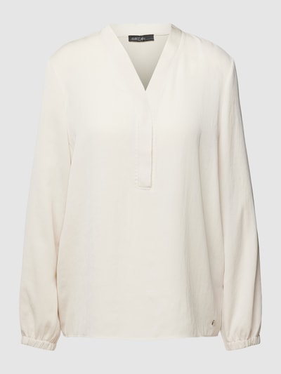 Marc Cain Bluse mit V-Ausschnitt Sand 2