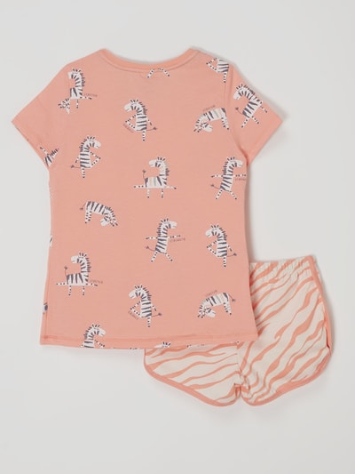 SANETTA Pyjama mit Allover-Muster  Apricot 4
