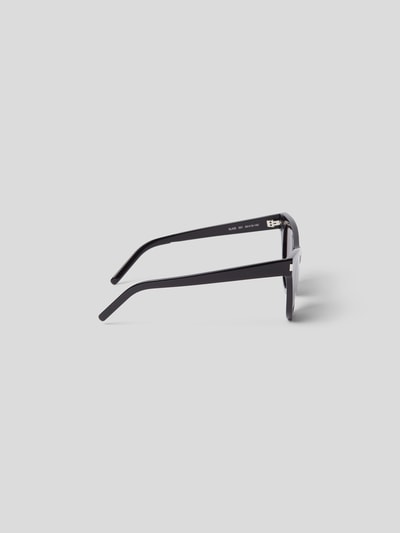 Saint Laurent Unisex Sonnenbrille im Cat-Eye-Stil Schwarz 4