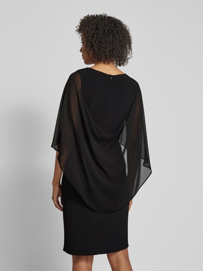 Vera Mont Knielanges Cocktailkleid mit Raffung Black 5