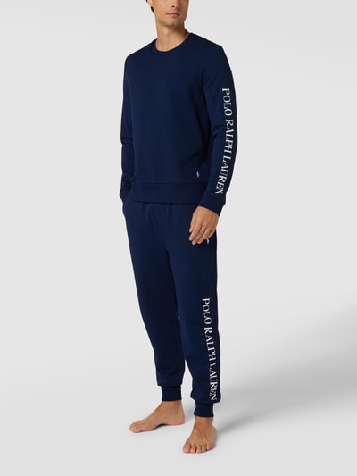 Polo Ralph Lauren Underwear Sweatpants mit Label-Print Modell 'LOOPBACK' Dunkelblau 1