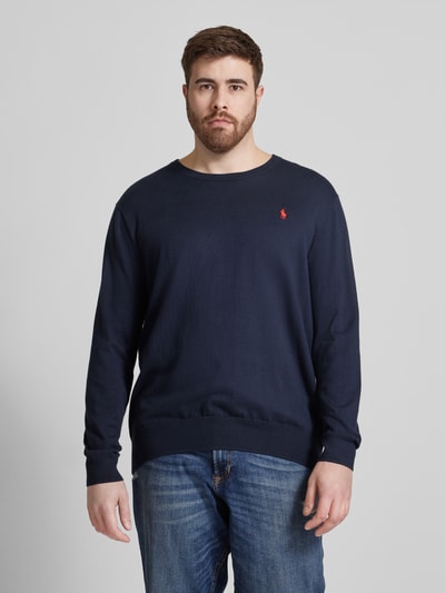 Polo Ralph Lauren Big & Tall Strickpullover mit Rundhalsausschnitt Marine 4