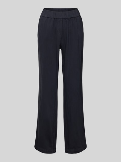 TONI Jeansy z szeroką nogawką i elastycznym pasem model ‘Pia’ Granatowy 2