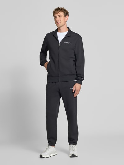 Champion Sweatjacke mit Logo-Stickerei Black 1