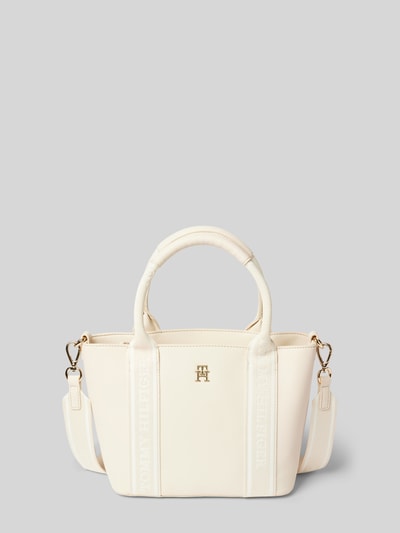 Tommy Hilfiger Handtasche mit Logo-Applikation Offwhite 1