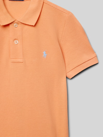 Productfoto, Regular Fit Poloshirt uit zuivere katoen van Polo Ralph Lauren Kids, effen, logo-stiksel, piquéstructuur, korte mouw