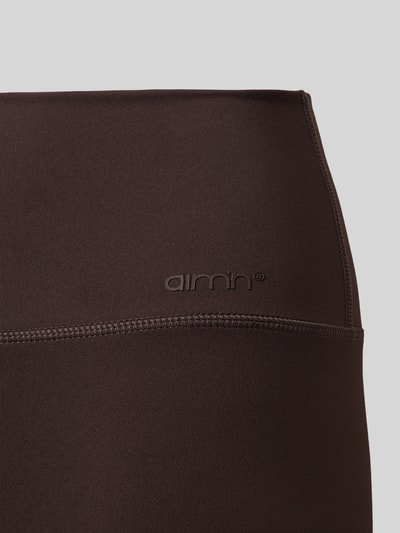 aim'n Leggings mit Logo-Print Modell 'Sense' Dunkelbraun 2