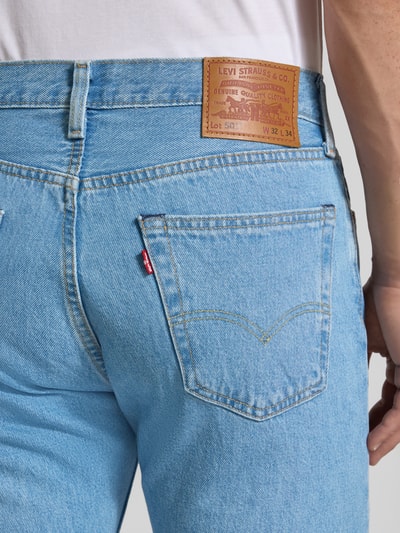 Levi's® Wide Leg Fit Jeans Modell '501®' Hellblau 3