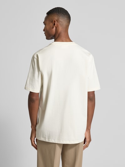 Lindbergh Oversized T-Shirt aus reiner Baumwolle Offwhite 5