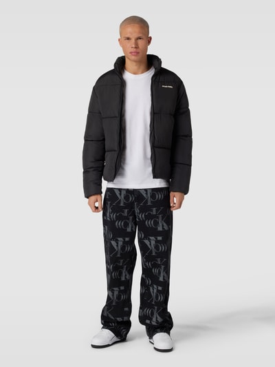 Jack & Jones Gewatteerd jack in effen design, model 'MAX' Zwart - 1