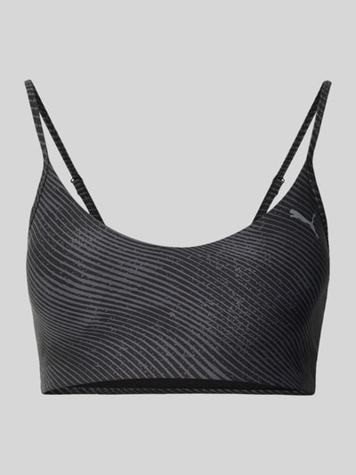 PUMA Beha met logoprint, model 'Cloudspun' Zwart - 2