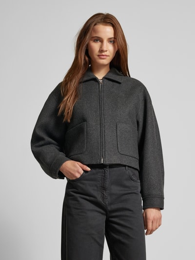 Mango Jacke mit aufgesetzten Taschen Anthrazit 4