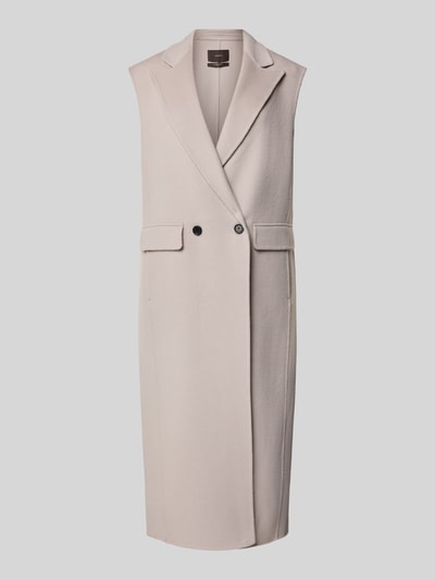 Windsor Kamizelka wełniana z kołnierzem z połami Kamienny 2