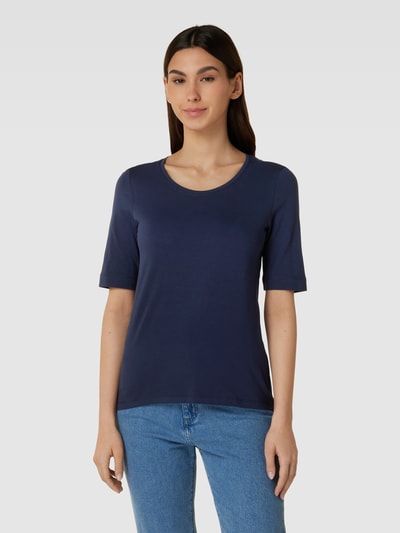 Montego T-shirt met ronde hals Donkerblauw - 4