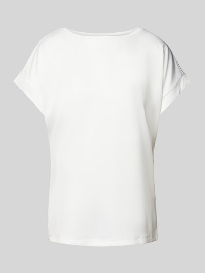 Christian Berg Woman T-Shirt aus Satin Offwhite 2